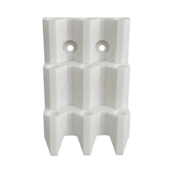 

Wall Mounted Dart Organizer 9 Slot Dart Holder 3D Printed Dart Rack Birthday Festive Gift for Dart Players білий