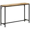 Console Tafel, 110X30X75 Cm, Ruw Mangohout En IJzer