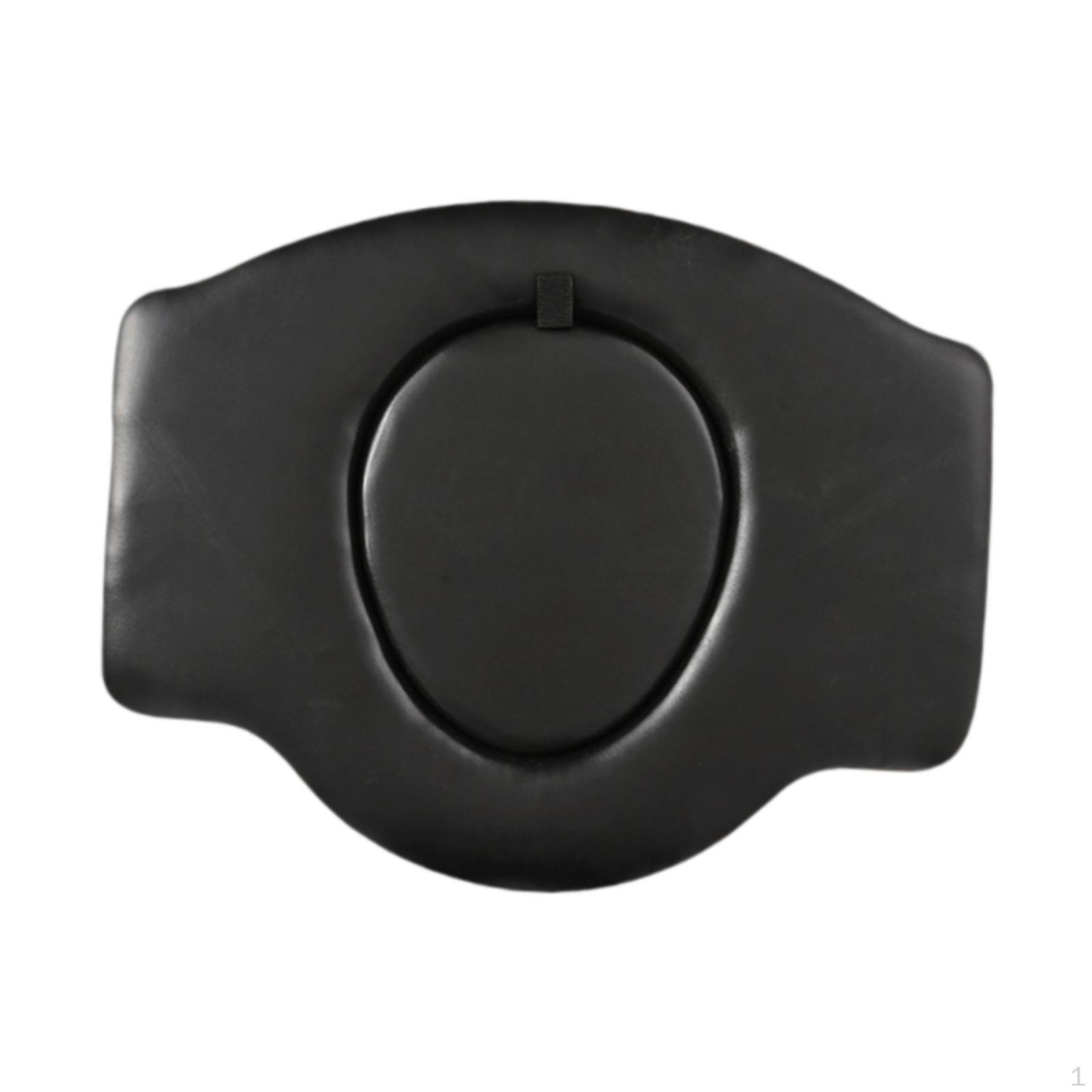 

Commode Seat Cushion Chair Pad Easy Installation PU Leather Portable Toilet Stainless Steel