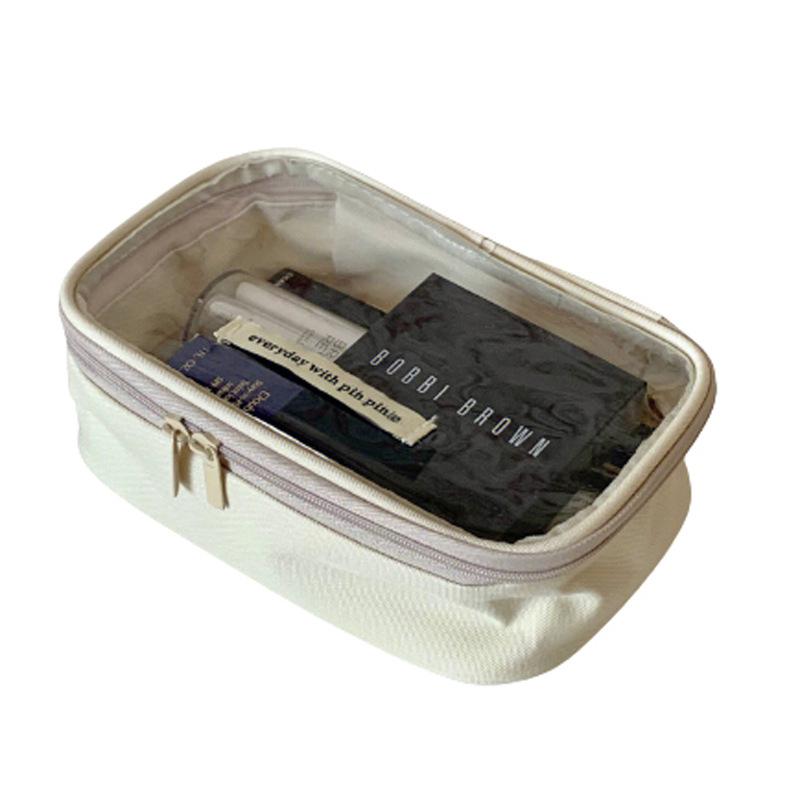 Large Capacity Makeup Bag Storage Bag Transparent Fashion Portable Handbag