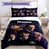 3pcs Custom Name Wednesday Bedding Set Duvet Cover Closure Includes 1 Duvet Cover & 2 Pillowcases, Soft and Comfortable for All Seasons.