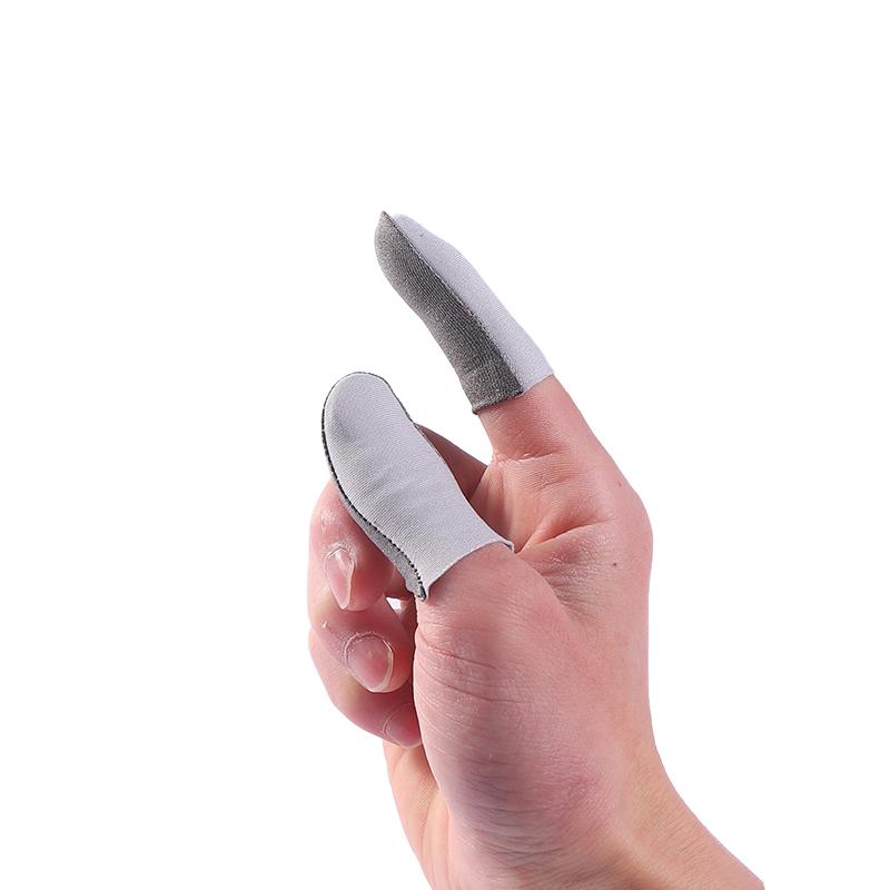 2 Stück Anti-Rutsch-Fingerlinge Atmungsaktiv Silberfaser Anti-Rutsch Spiel Leitfähig Unterhaltungselektronik Must Have Spiel Fingerlinge