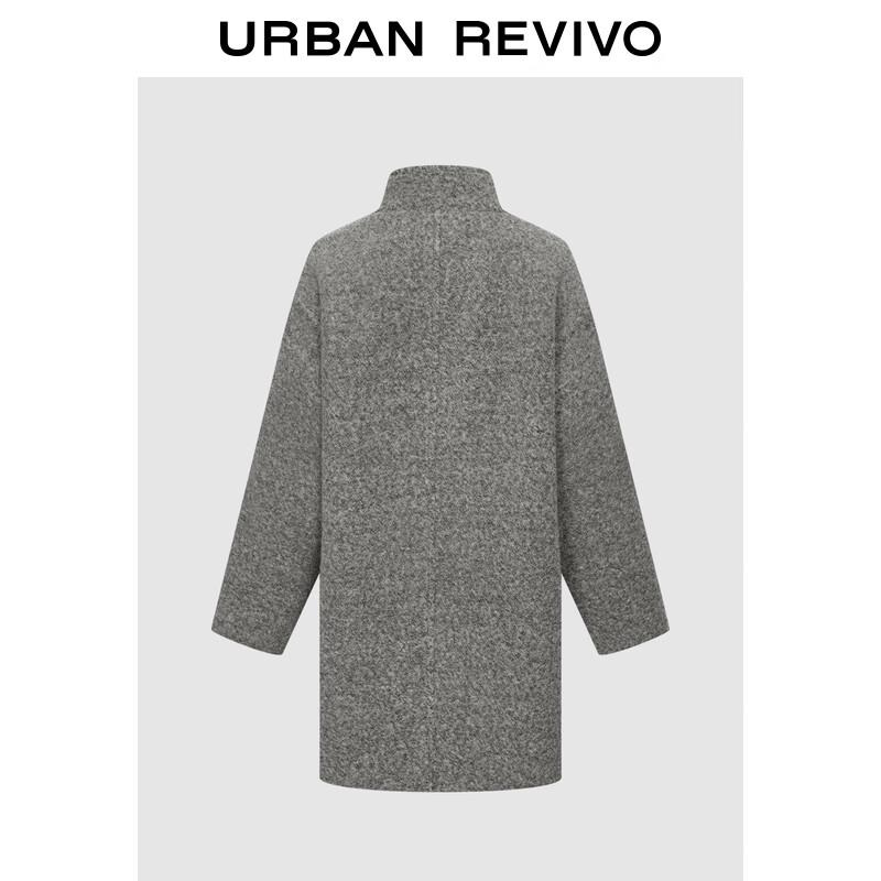 

Women s Elegant Wool Blend Toggle Coat M