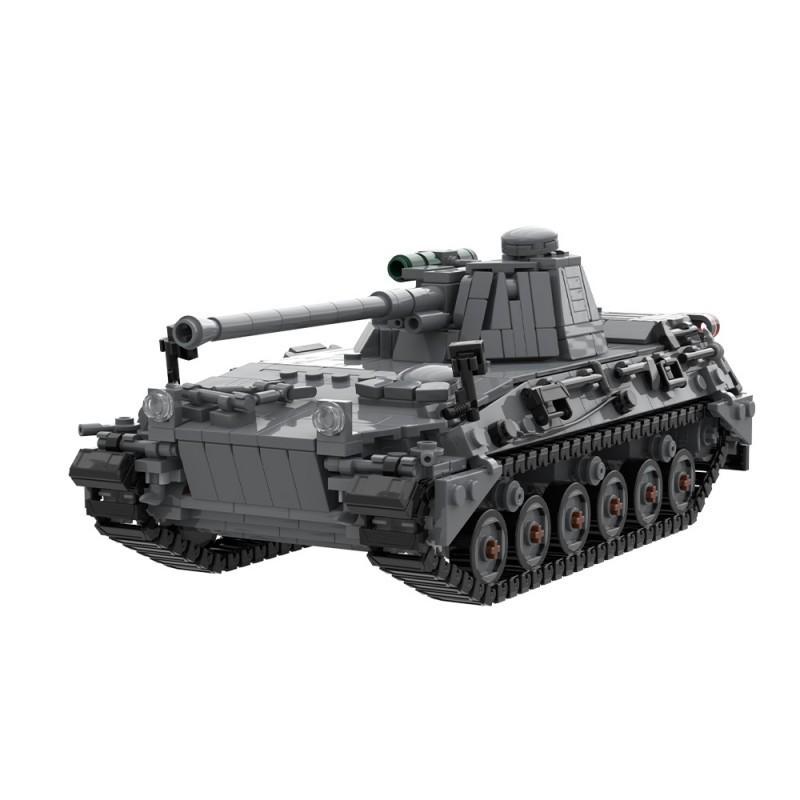 Cold War Era West German Tank Model - Small Building Blocks