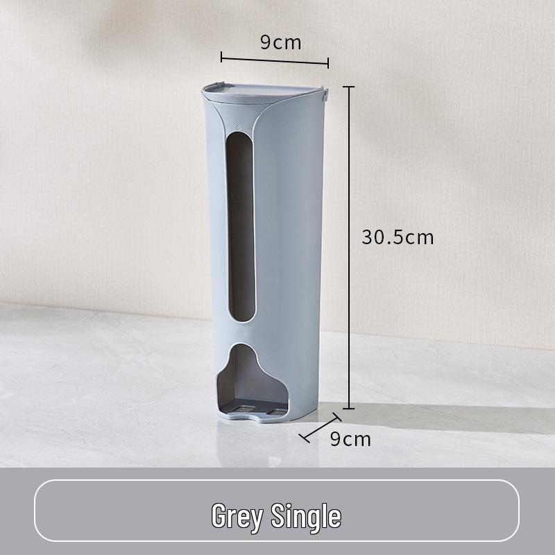 Wall-Mounted Flip-Top Sock and Underwear Organizer, Plastic, Large Capacity, No Drilling Needed