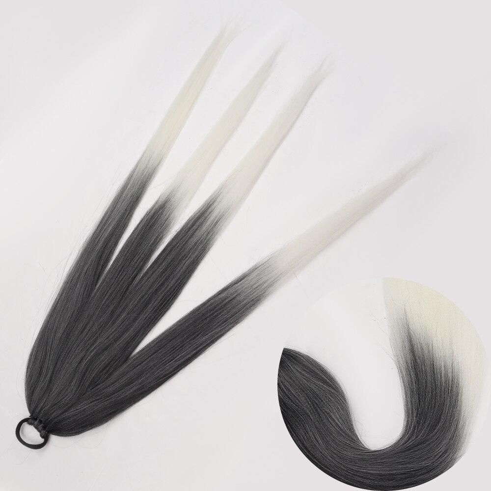 MISSQUEEN Synthetic With Hair Tie Wrap Around Hair Braid Ponytail Extensions Chignon Tail Rubber Band For Women Wear