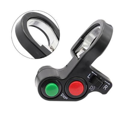 7/8" Motorcycle Handlebar Start Horn Light Push Button