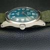 VINTAGE HMT JANATA HAND-WINDING INDIAN MENS GREEN COLOR DIAL WATCH a700083-5 R201-a700083