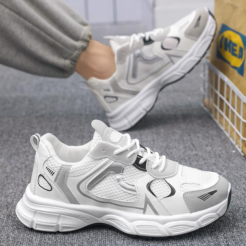 2023 Men’s Sneakers Mesh Chunky Sport Basketball Shoes For Men Street Style Casual Walking Shoes Platform Men’s Jogging Sneakers