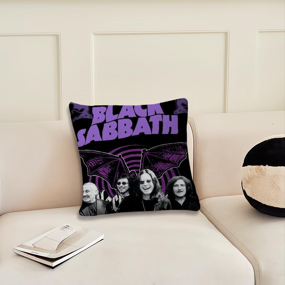 Band B-Black S-Sabbath Ozzy Kissenbezug Dekoration Zimmer Zuhause Sofa Wohnen Büro Auto Nordische Schlichtheit