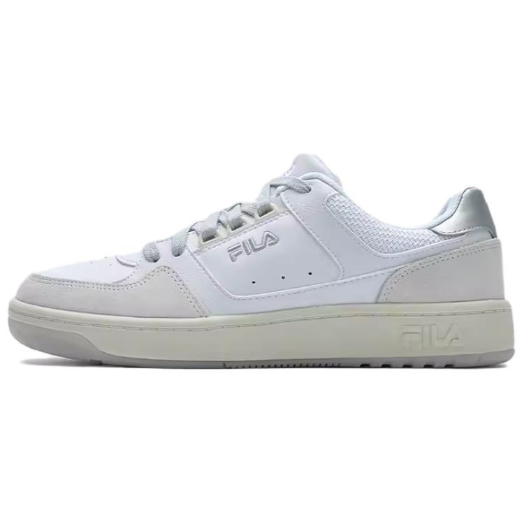 New FILA Targa Low Top Skateboard Shoes Women's Bright White F12W422206FWB