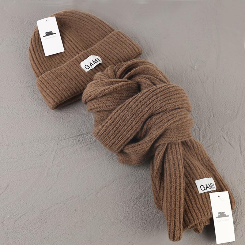 2022 frauen Gestrickte Hüte Schal Set Weiche Warme Mütze Winter Warme Mütze Stricken Beanie Sets Caps Fashion Herbst Outdoor Motorhaube gorros