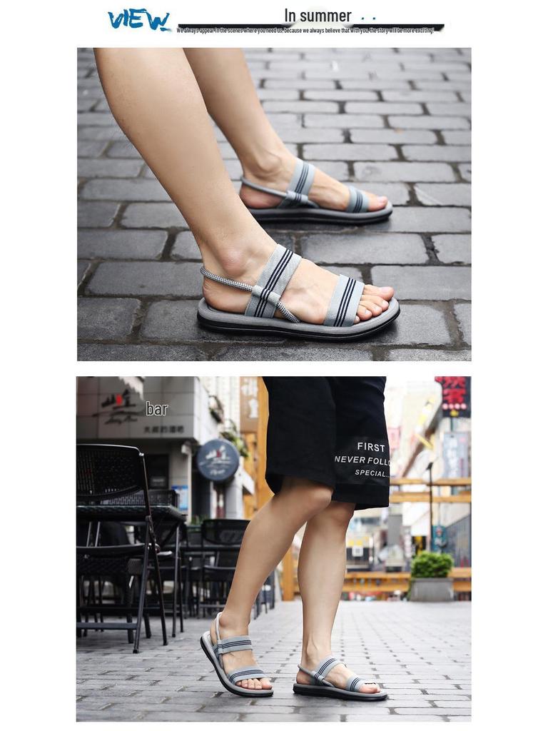 Unisex Summer Outdoor Sandals: Casual, Non-Slip Vietnamese Beach Shoes for Men & Women