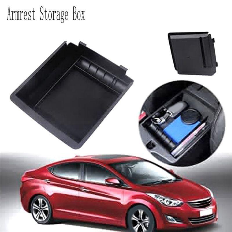 1 Piece Car Armrest Storage Box Plastic Automotive Supplies For Elantra (MD) 2011-2015 Central Control Storage Box-A87Q