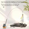 Cat Toys interactive Sucker Feather with Bell Cat Stick Toy for Kitten Playing Teaser Wand Toy Cat Supplies
