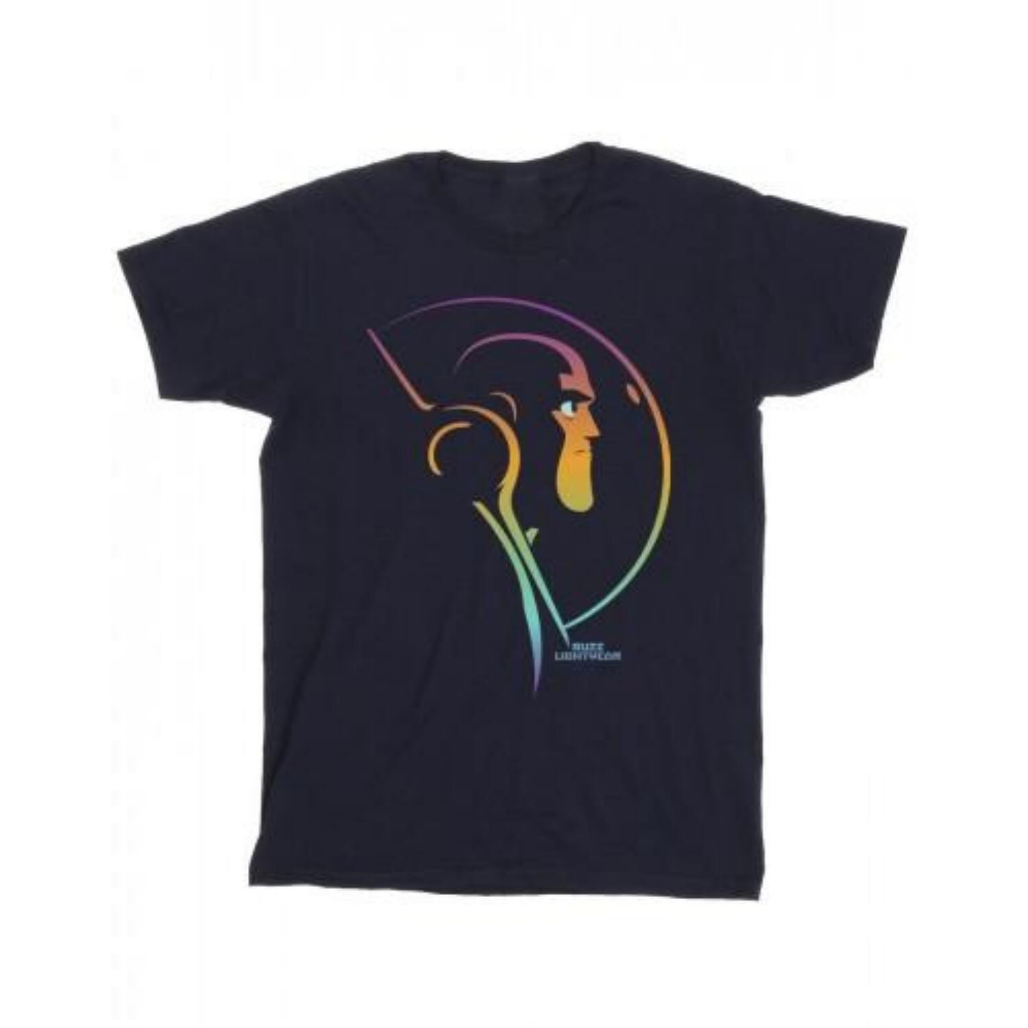 

Disney Mens Lightyear Blended Stare T-Shirt S чёрный