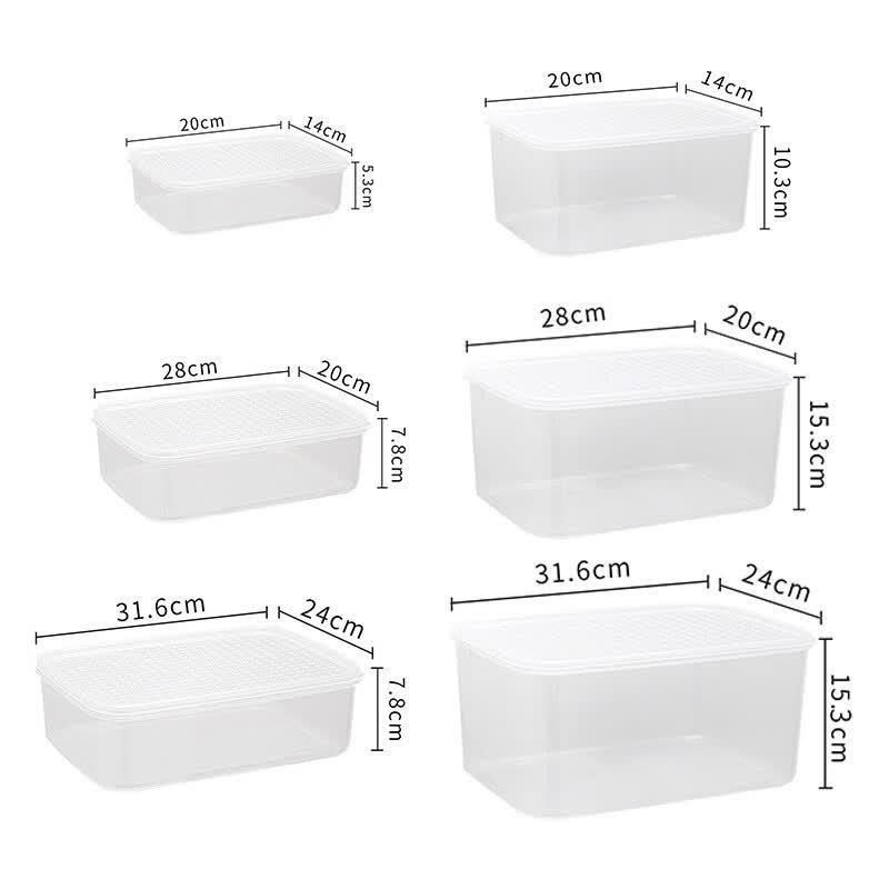 SPACEXPERT Refrigerator Freezer Food Storage Container