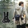 New Dog Backpack for Outdoor Use, Double Shoulder Strap Portable Horizontal Pet Backpack with Auxiliary Straps, Pet Carrier for