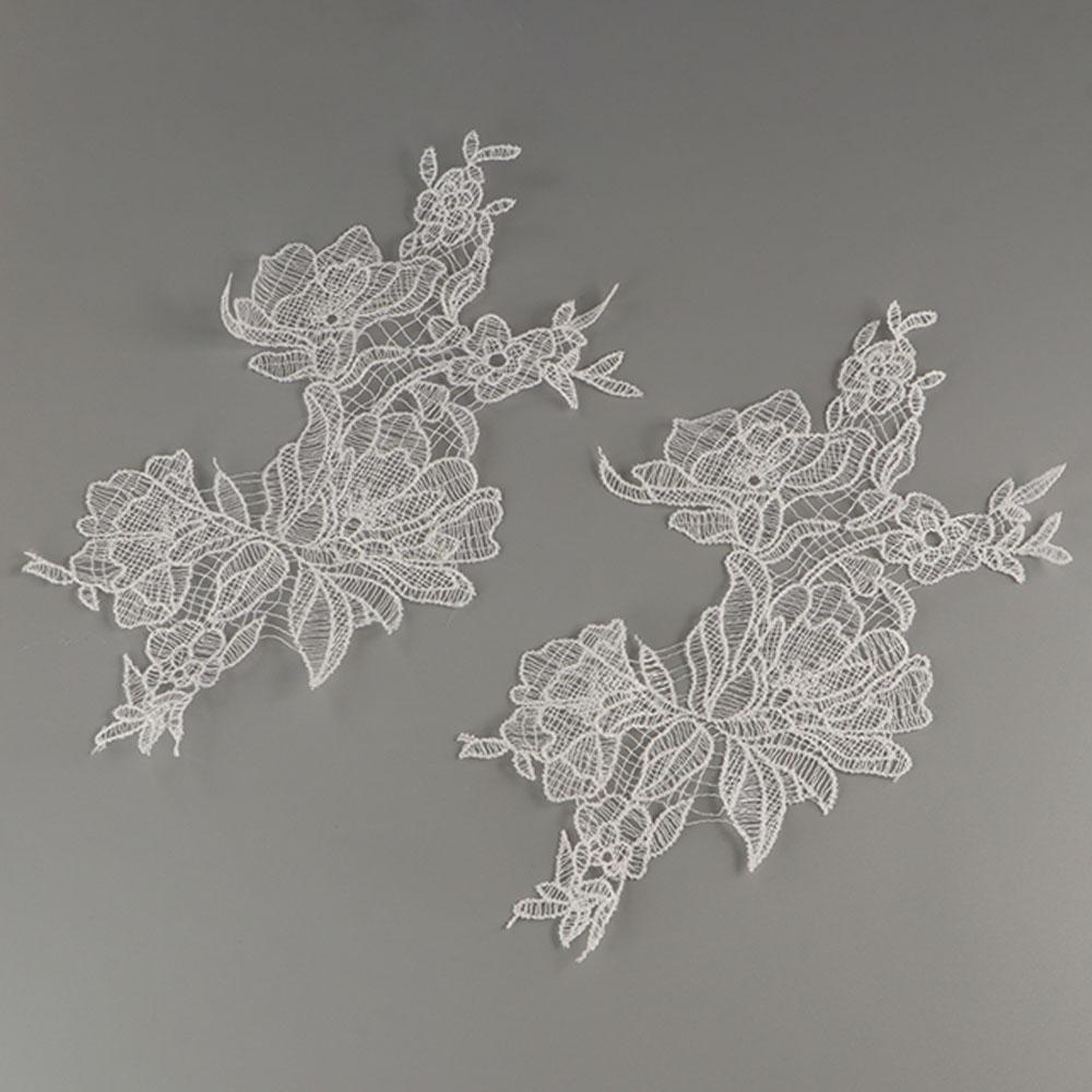 Handmade Cloth Patch DIY Crafts Cloth Applique Wedding Dress Flower Applique Sewing