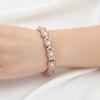 Stainless Steel Anti Static Bangle High Polished Rhinestone Wrist Chain  Business Gift