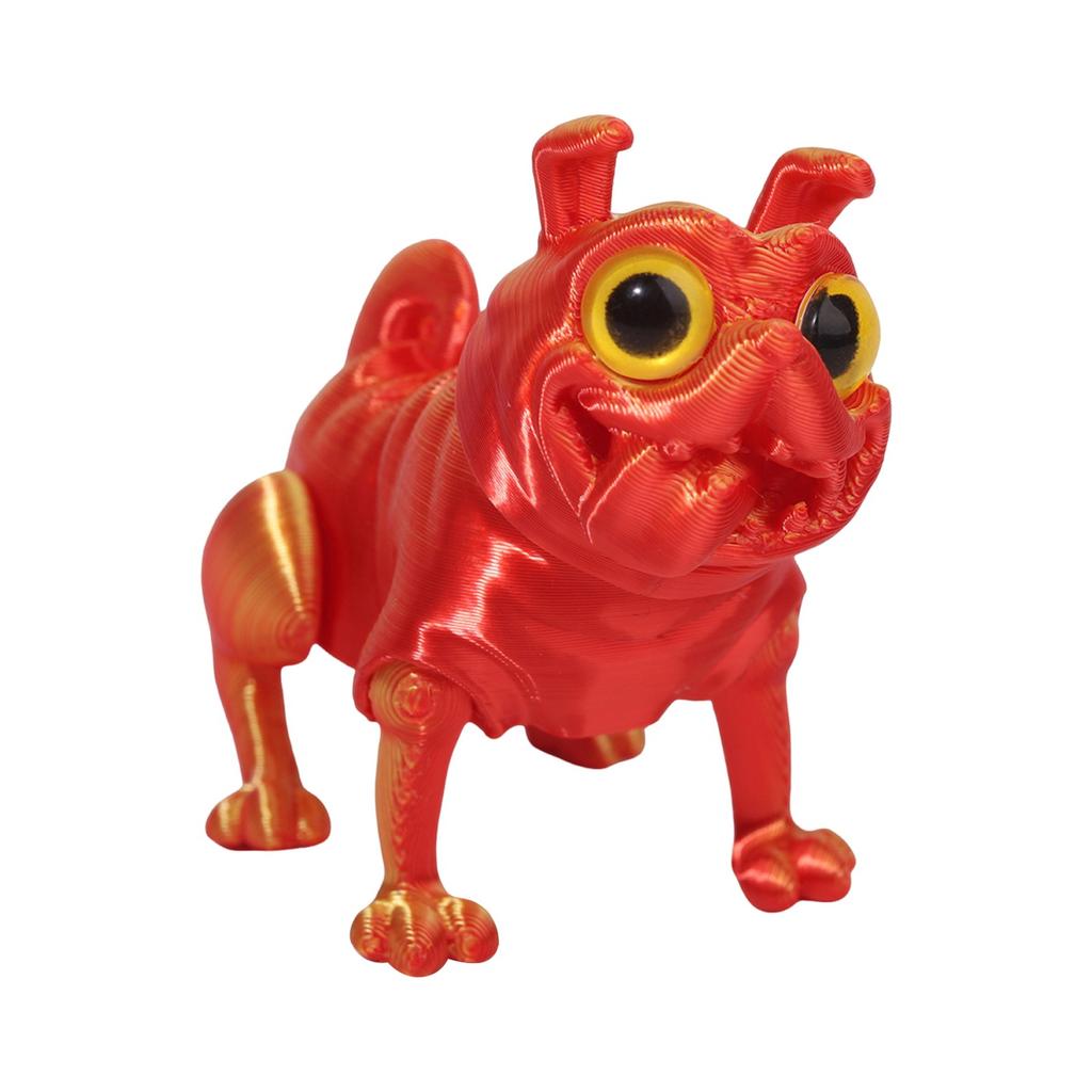 3D Printed Multi-color Puppy Crafts Ornaments Gifts Creative Hand-made Animal Joint Activity Model