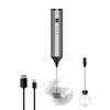 Handheld Milk Frother, Type-C Rechargeable Electric Coffee Frother Mixer, 3-Speed ??Mini Milk Foamer Drink Mixer with 2 Frothers for Coffee, Matcha, F