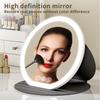 LED Makeup Mirror, Portable Mirror, Foldable with Light, Vanity Mirror, Desktop Fill Light Mirror