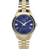 TIMEX Waterbury Traditional Watch, Blue Dial, Stainless Steel, Mineral Glass, Quartz Movement, Women's, Gold, TW2W40300