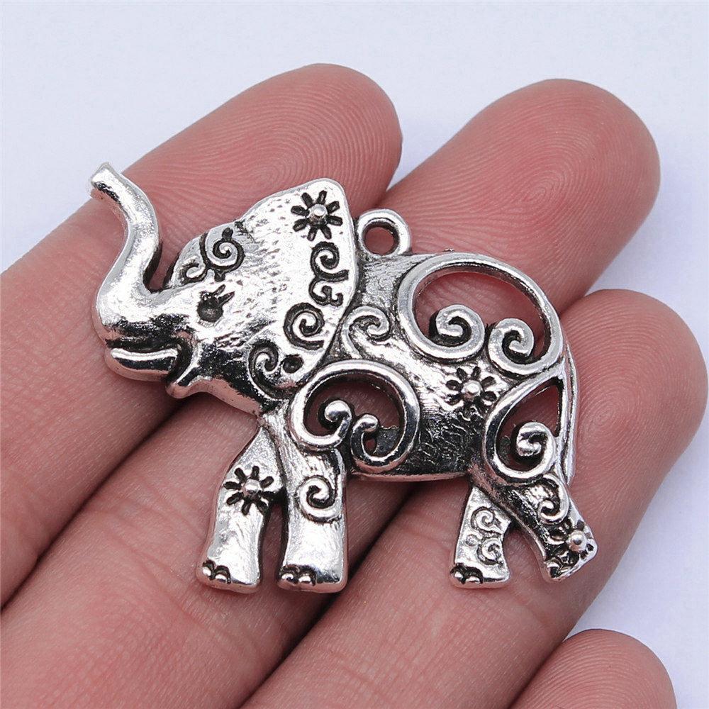 Charms Elephant God Pendants Kids' Jewelry Materials QC049