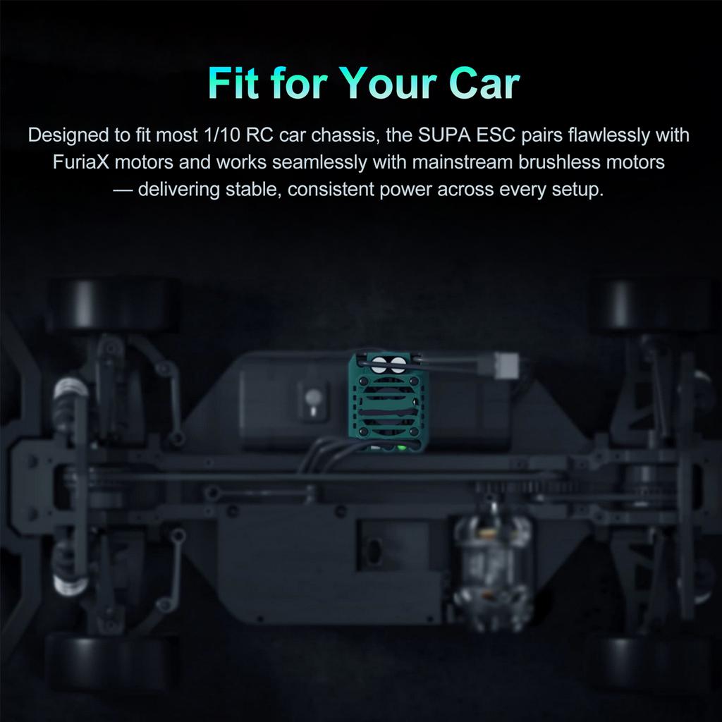 60A Brushless ESC for 1 10 RC Car Truck Crawler, Electronic Speed Controller with Wireless App Programming 60A Constant