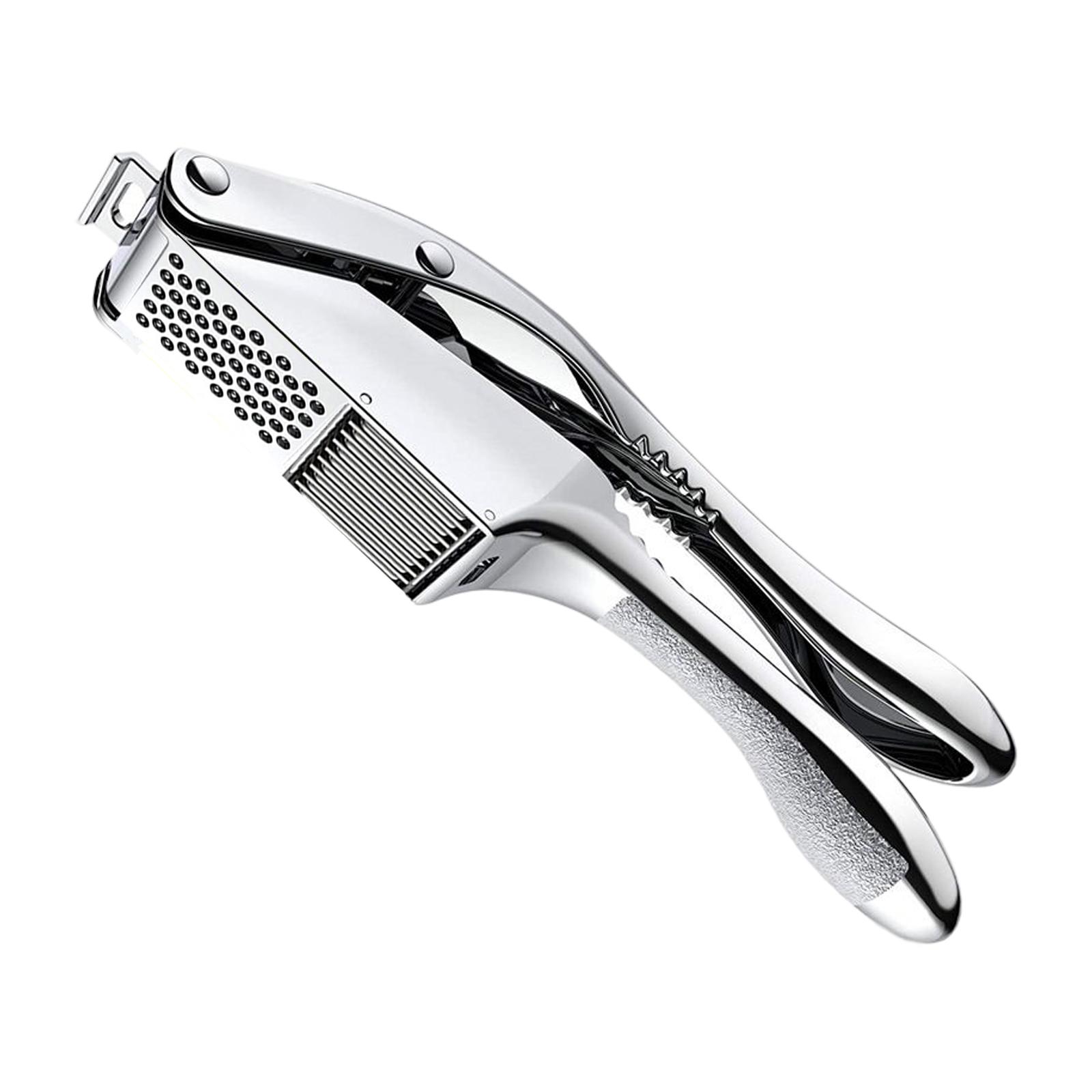 2 in 1 Garlic Press Comfortable anti slip Texture Garlic Mincer and Slicer for Ginger