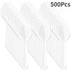 500pcs Disposable Transparent Tasting Spoon Lightweight Disposable Wrapped Spoon  Birthday Party