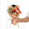 Bear Bouquet Plush Bouquet Handmade Creative Crochet Flowers Woven Plush Bouquet Long-Lasting Flower Arrangement For Graduates