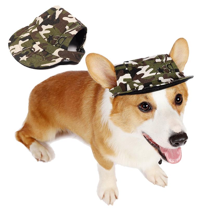 Pet Hat Dog Hat Baseball Hat Summer Canvas Dog Only For Small Pet Dog Accessories Outdoor Hiking Sports Visor Puppy Outdoor Cap