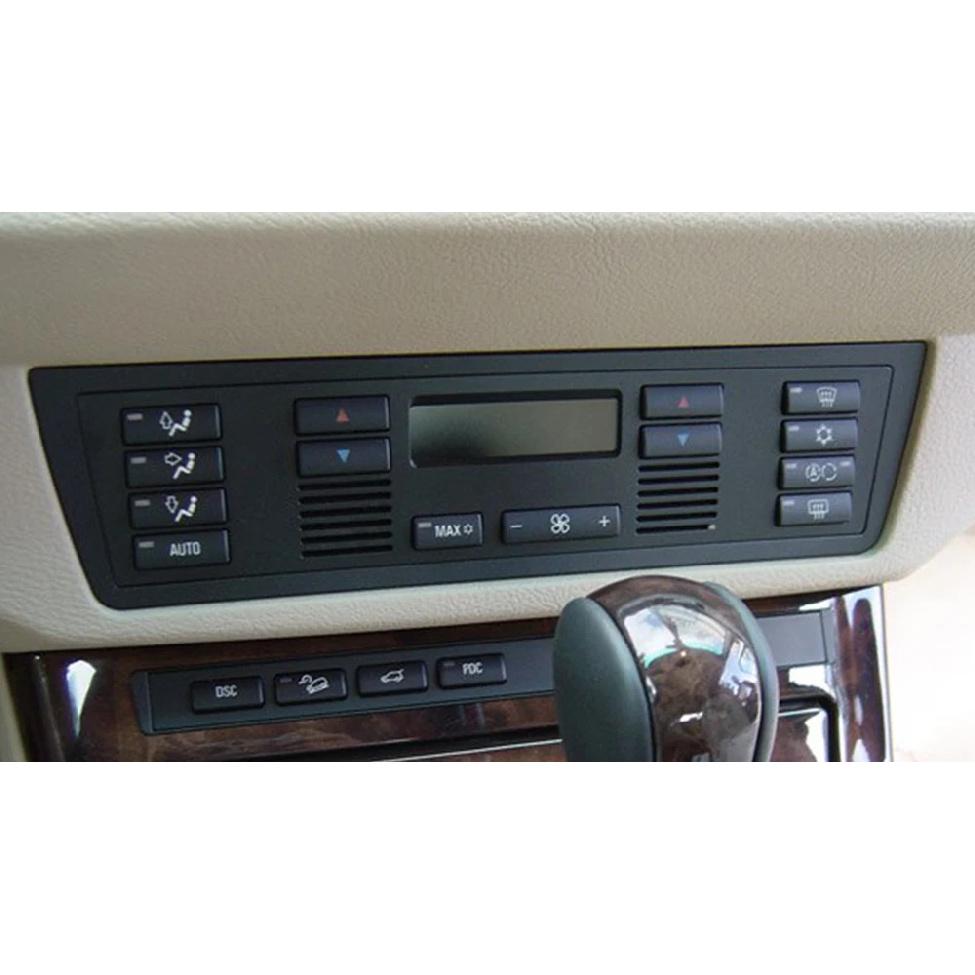 Car A/C Heater Climate Temperature Control Push Button Air Condition Key Cap Climate Control Cover For BMW 5 Series E39 X5 E53