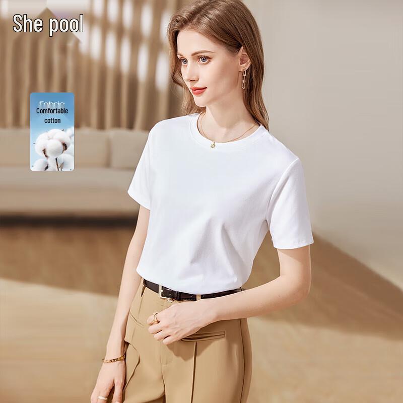 Shechi Women s Slim Fit Short Sleeve T-Shirt S