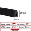 U-Shaped Rubber Anti-Collision Edge Strip for Glass Sealing