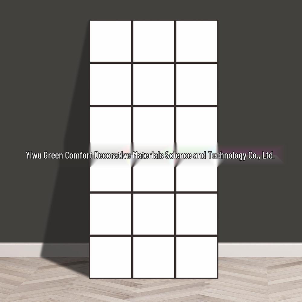 Self-Adhesive Marble Tile Wall Stickers, Aluminum Plastic Panels for Living Room Decoration