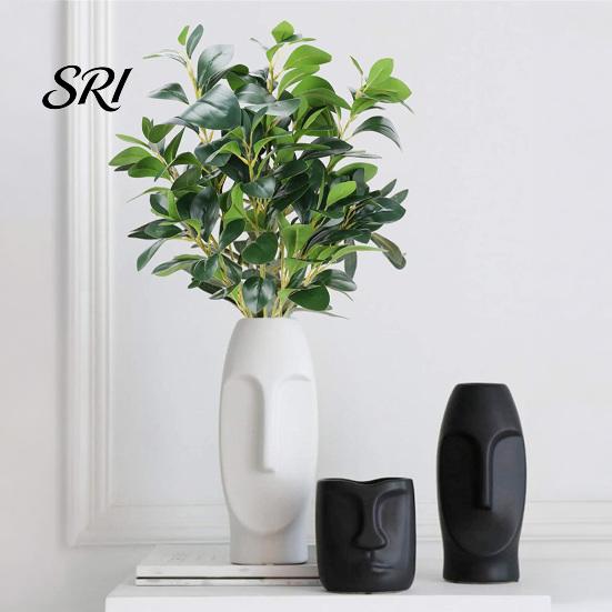 Fade Resistant Plants 3Pcs Artificial Peperomia Greenery with Faux Berries Reusable Holiday Home Decor for Table Centerpieces, Landscaping Decorative