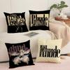 Cool Brand R-RHUDE-e Cushion Cover Silky Short Plush Sofa Pillow Cover Hidden Zipper Soft Dustproof Case for Home Decor