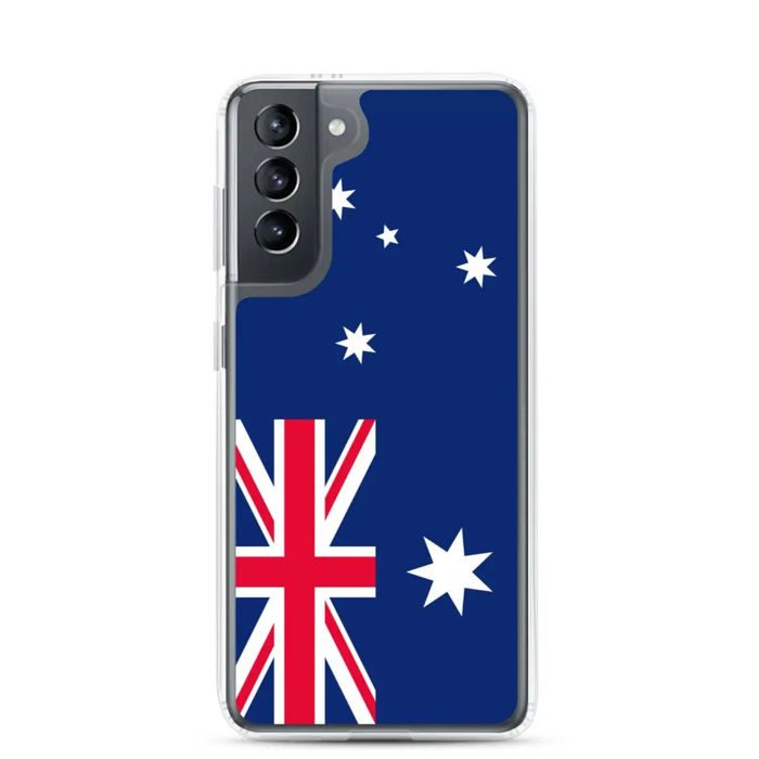 Coque Téléphone - Samsung - Galaxy S21 Plus - Drapeau Australia - Souple - Flerfarget