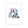 Pilates Yoga Workout Chart Art Prints Watercolor Posters Exercise Woman Canvas Painting Fitness Gym Wall Pictures Decor