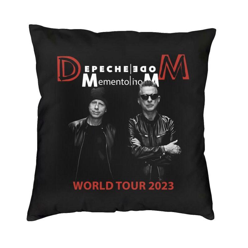 Luxury Heavy Metal Rock Band Depeche Cool Mode Cushion Cover xcm Soft Pillow Case for Car Square Pillowcase Home Decorative