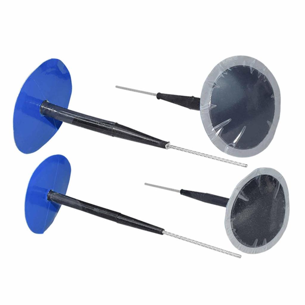 Tubeless Tire Patch Set Complete Mushroom Plug Puncture Repair Kit For Car Maintenance Garage Bicycle Motorcycle Wheels