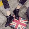 2025 Spring Autumn Cloth Shoes Mens Fashion Sneakers Cool Young Man Street Style Casual Shoes Classic Black White Sneakers AA307