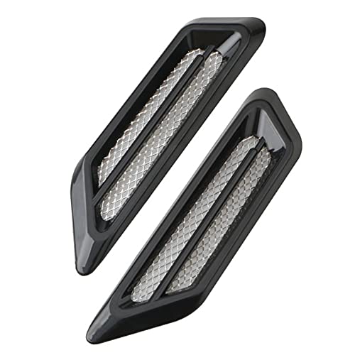 

ESNET Универсальный Автомобильный Муляж Воздухозаборника Крыла Аэродинамические Детали Легкий Впуск Воздухозаборник Левый и чёрный