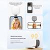 Mini Selfie Fill Light with Mirror Strong Magnetic Adsorption LED Video Photography Light Rechargeable for Smartphones Tablets