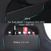 Trunk Baffle for Tesla Model 3 Y Juniper Tail Box Separate Storage Partitions Board Boot Side Baffles Organizer Trunk 2017-2025