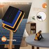 Sports, leisure, hiking, outdoor camping lighting accessories, solar-powered and USB Dual-charge battery ultra-bright portable light LED Floodlight