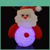Exquisiter weihnachtlicher Leuchtanhänger mit Weihnachtsmann, Schneemann, Bär und Elch, Augenlaterne, Schneemann-LED-Nachtlicht
